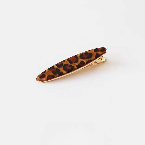 Dipped Shop - Vente Pince à cheveux – femme - Pinces à cheveux tissées imprimé léopard DP25A8700