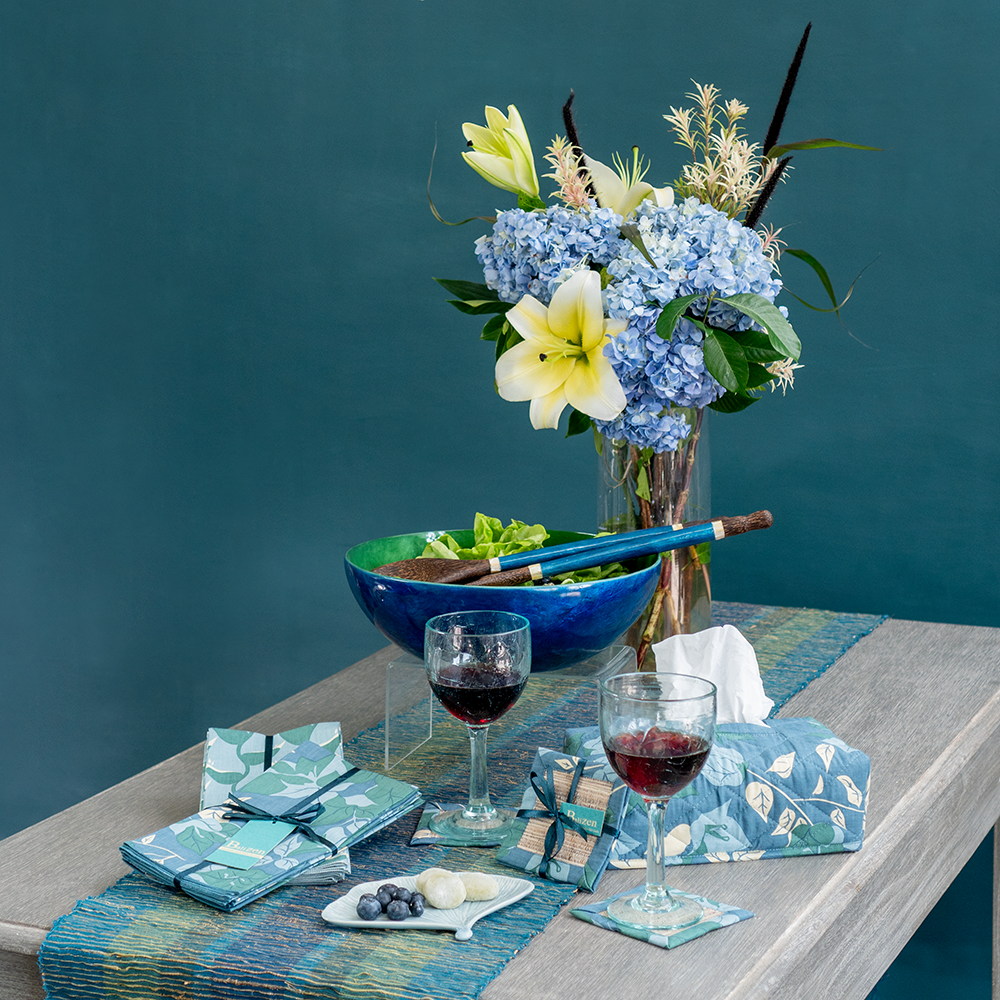 Balizen Direct from Bali - Wholesale Dinner & Cloth Napkin - Napkins set/4 | Bougainvillea Moss2