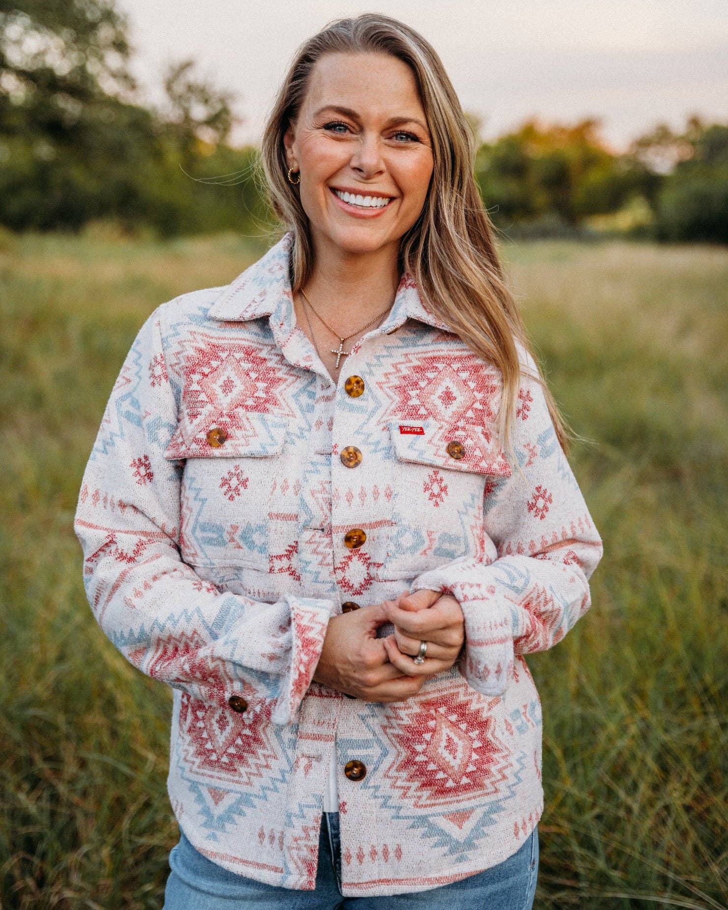 Yee Yee - Wholesale Shirt Jacket/Shacket - Women's - Out West Flannel Shirt Jacket2