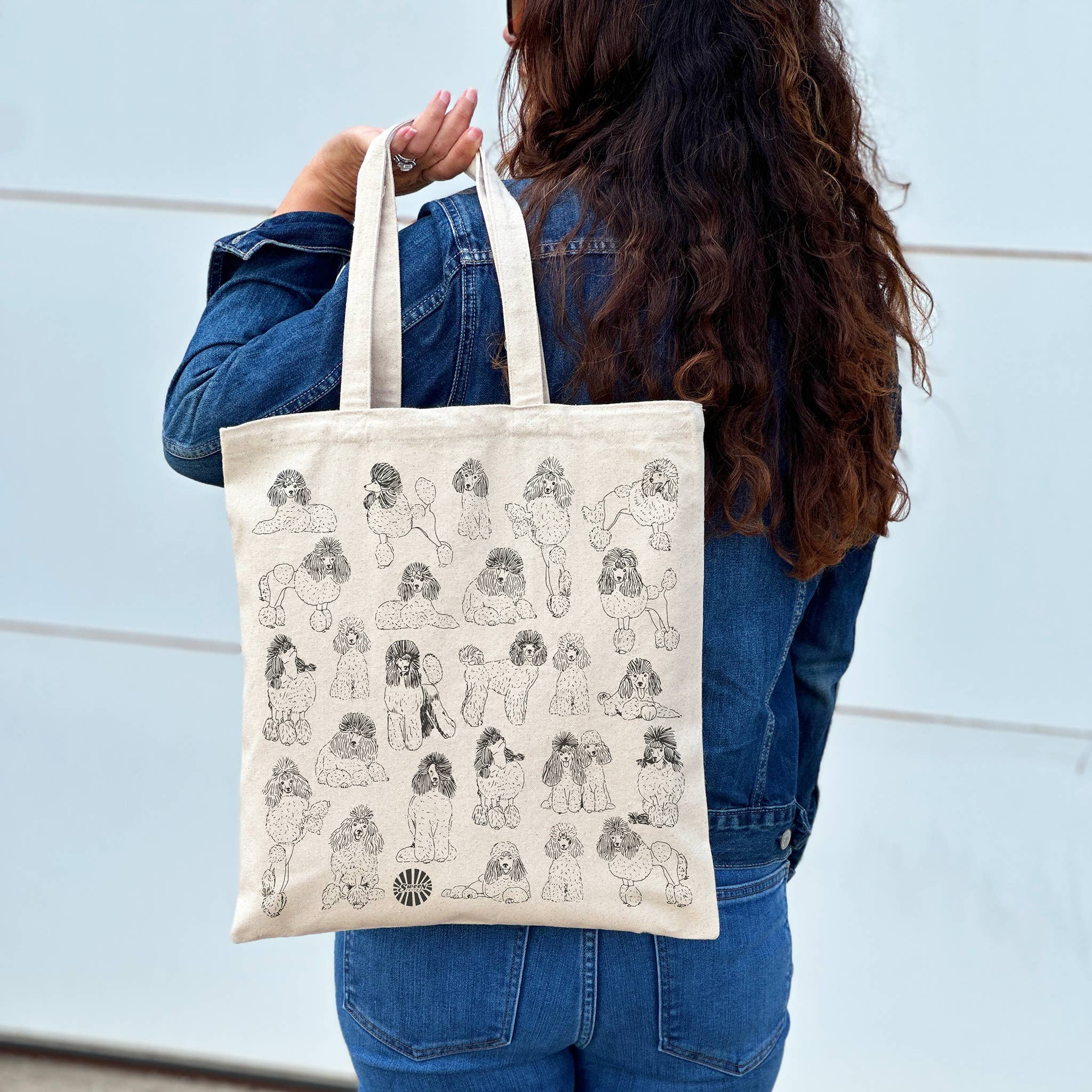 Sween Shop - Wholesale Tote Bag - Unisex - Poodle Canvas Tote Bag for Dog Lover Pet Gift4