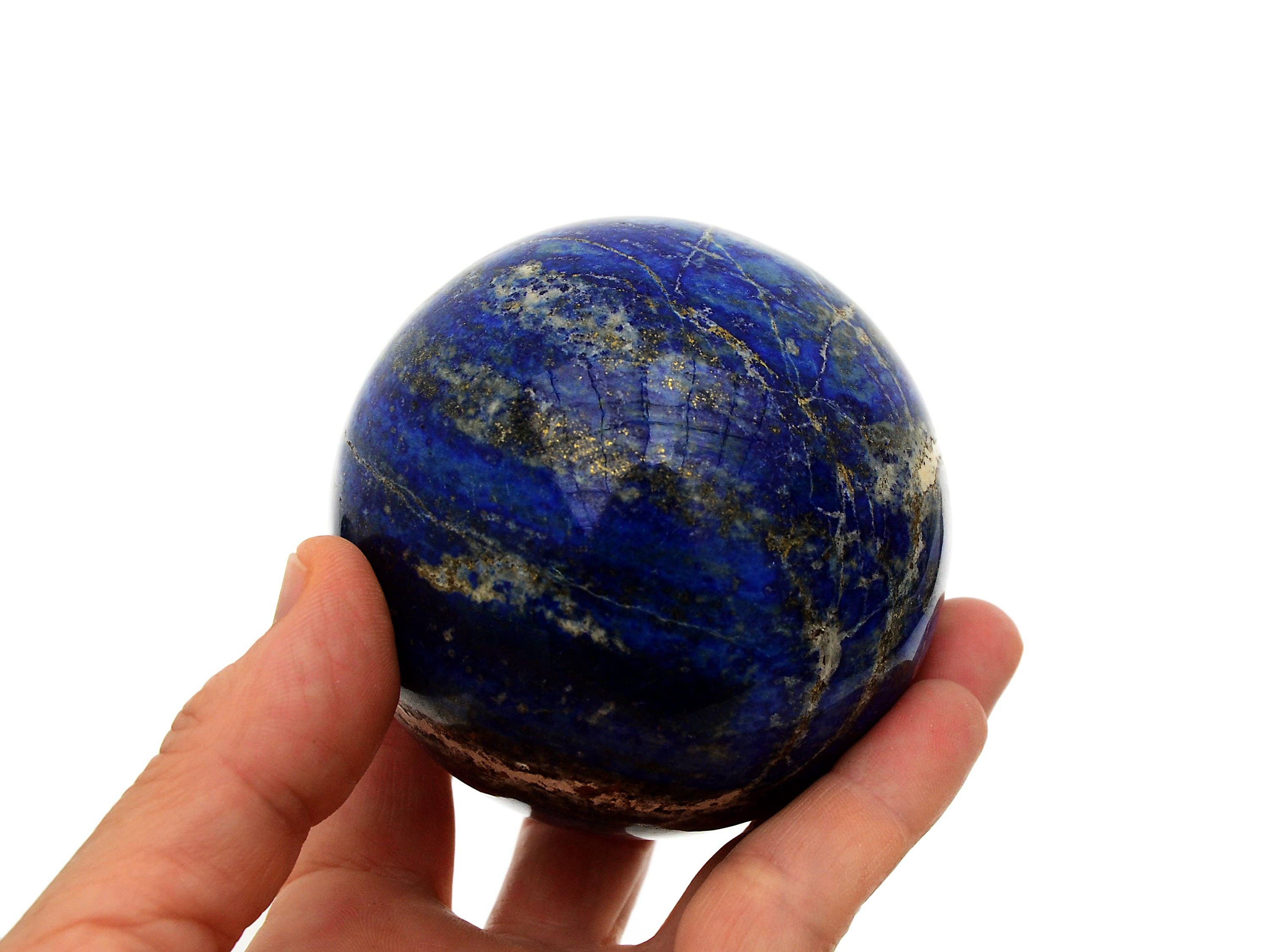 Kaia & Crystals - Wholesale Spiritual Stone/Crystal - XL Lapis Lazuli Sphere (60mm - 105mm) B Quality1