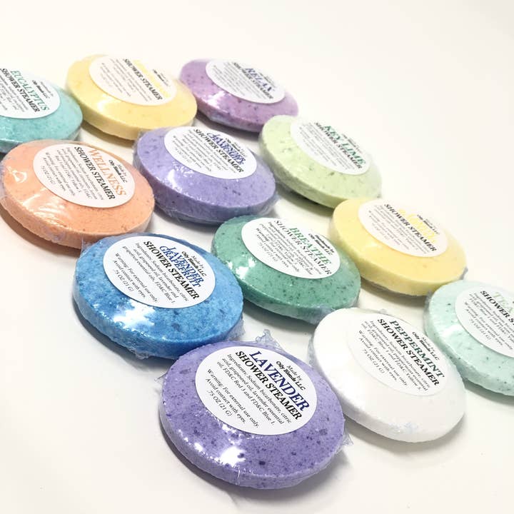 Oily Blends - Wholesale Shower Steamer/Bomb - Essential Oil Shower Steamers - 14 Scents