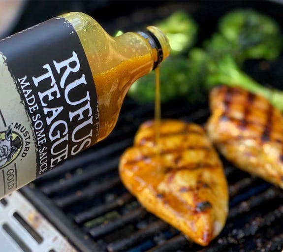 Rufus Teague - Wholesale BBQ Sauce - Rufus Teague BBQ sauce KC Gold Mustard1