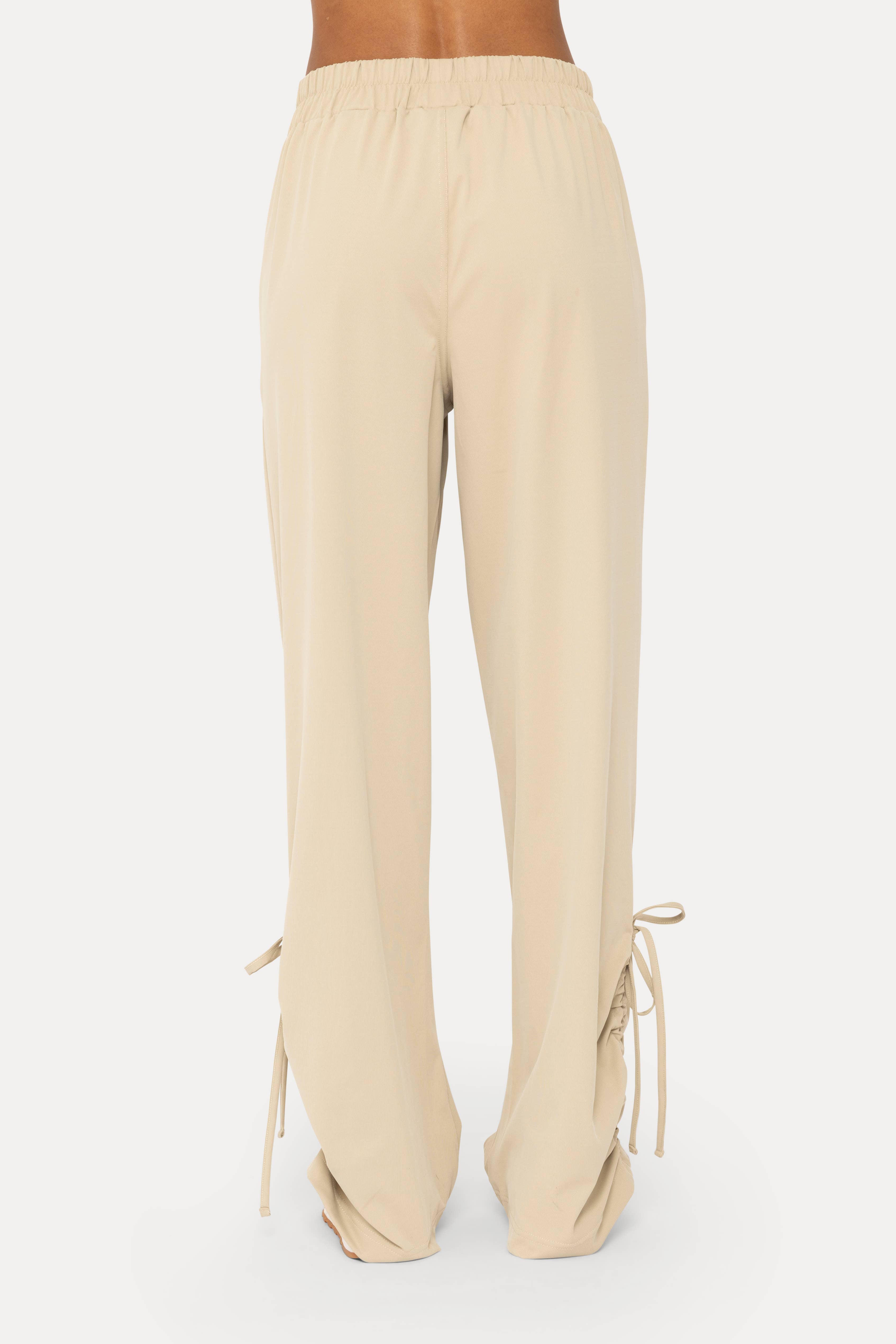 Mono B - Wholesale Pants - Women's - GREEN - Ecosoft Wide Leg Pants6