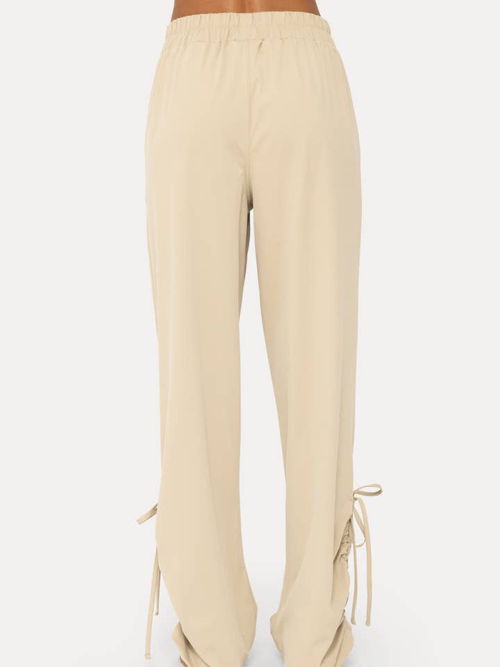 Mono B - Wholesale Pants - Women's - GREEN - Ecosoft Wide Leg Pants6