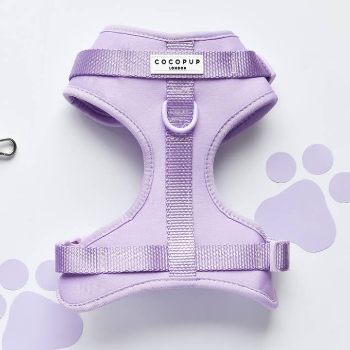 Harnais pour chien ajustable NAKD couleur Parma Violets pour la vente par Cocopup London