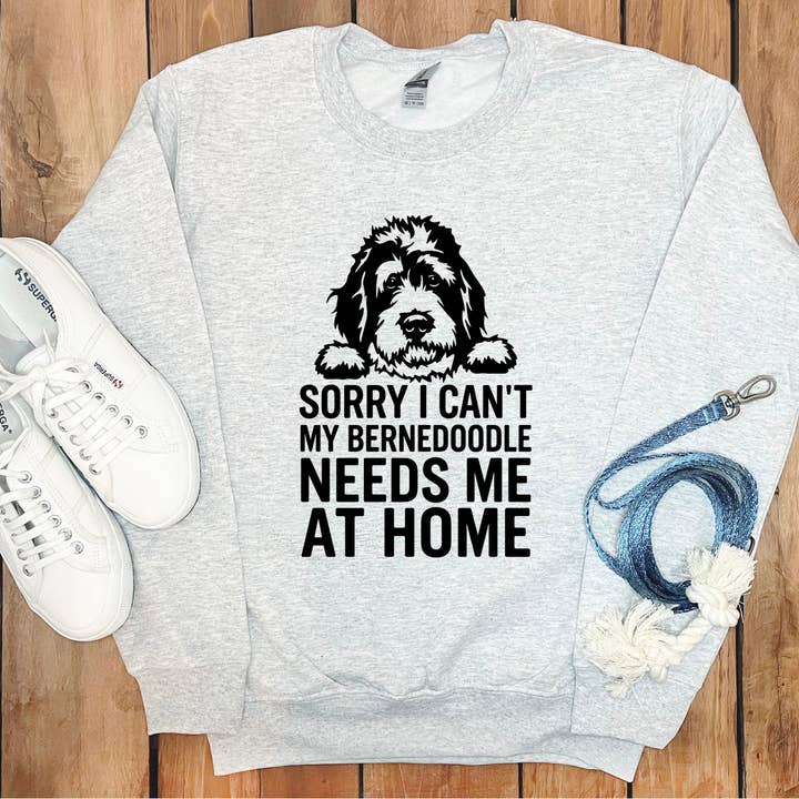 Bernedoodle Needs Me Sweatshirt for wholesale by Puppy Jo