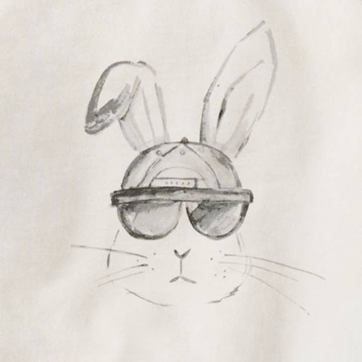 Burt's Bees Baby - Wholesale Top & Pant Set - Baby - Hip Hop Bunny Sweatshirt & Pants Set2