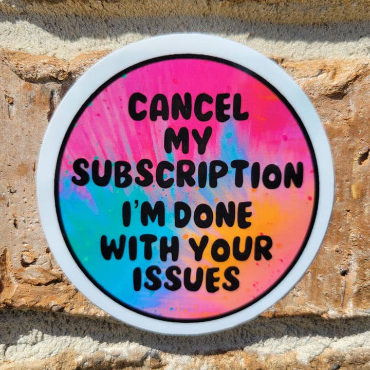 3 inch Water resistant laminated vinyl sticker for wholesale by Kodaandmom