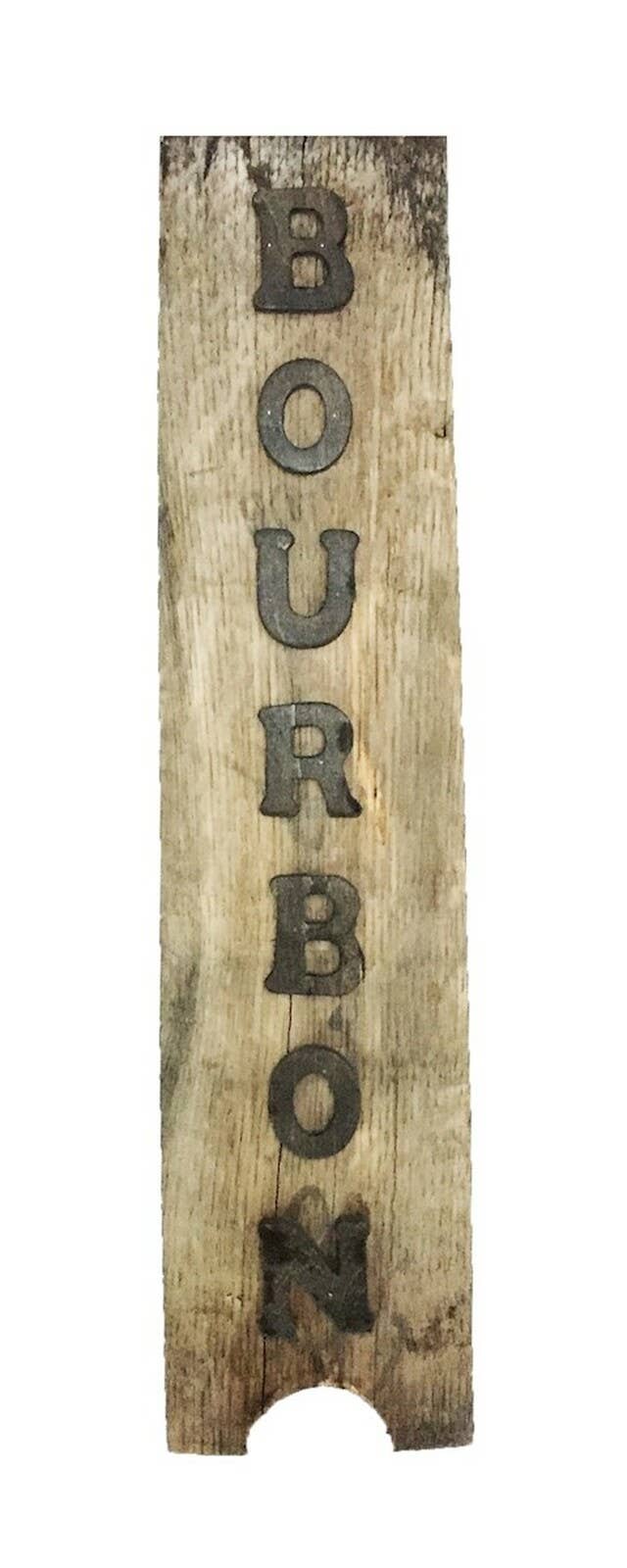 Layne Wilson - Wholesale Sign - Bourbon Barrel Stave Sign1