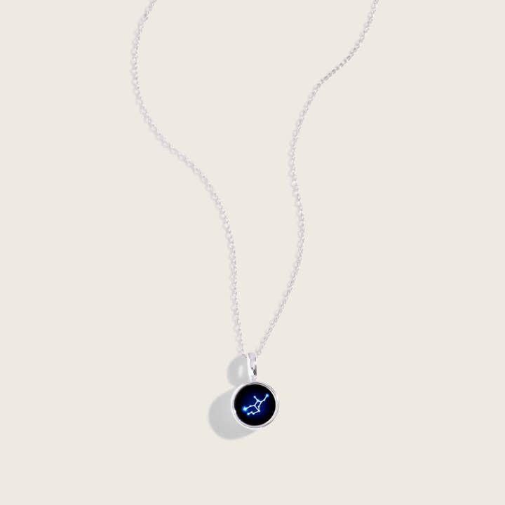 Moonlight by Moonglow Jewelry - Vendita all'ingrosso Collana con ciondolo/pendaglio - Costellazione zodiacale - Vergine - Collana