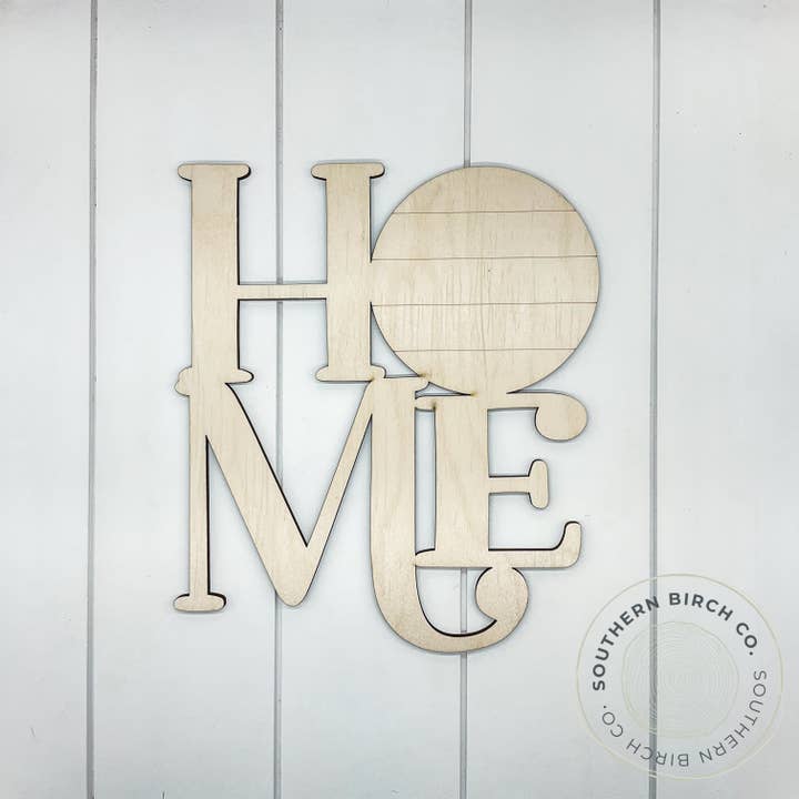 Interchangeable Home Sign Blank for wholesale by Southern Birch Company