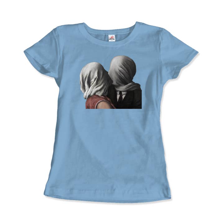 Art-O-Rama Shop - Vente T-shirt à imprimés – unisexe - T-shirt avec œuvre The Lovers II (1928) de René Magritte6