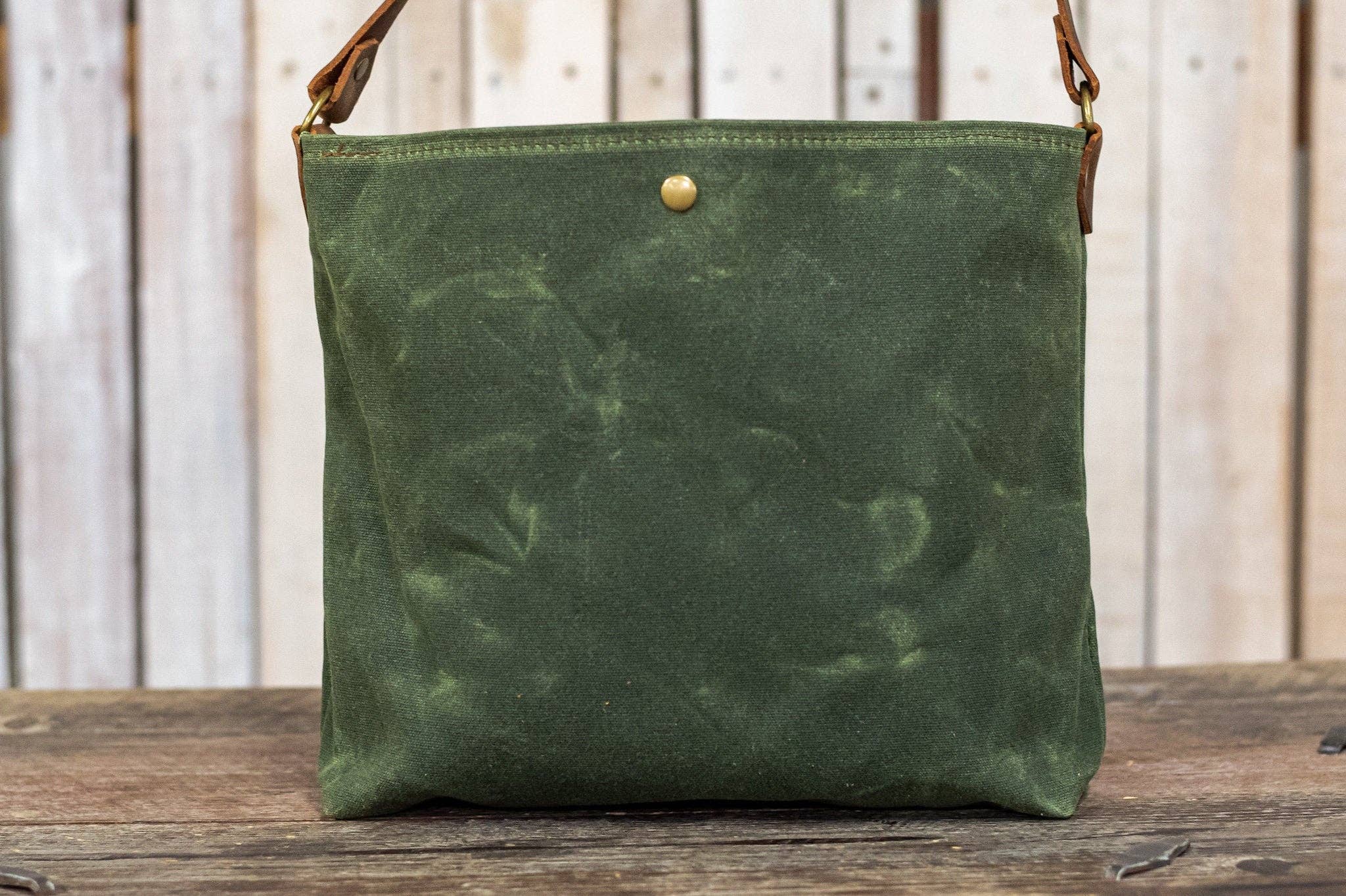 In Blue Handmade - Wholesale Tote Bag - Women's - The Classic Waxed Canvas Bag | Tote Bag with Leather Pocket | Small8