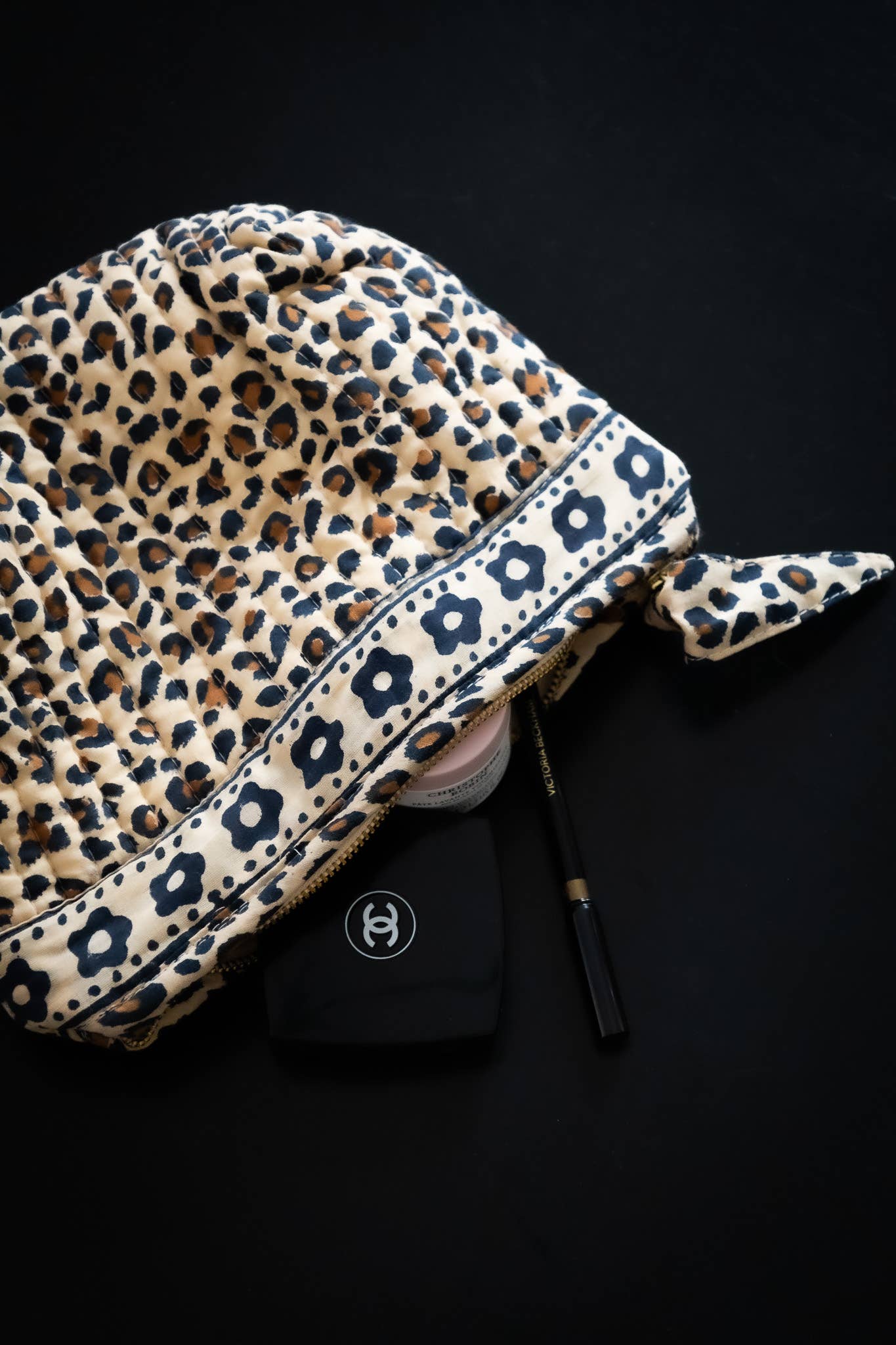 Love Explorers – Großhandel Schmink-/Kosmetiktasche – Make-up-Tasche - beige Leopard10