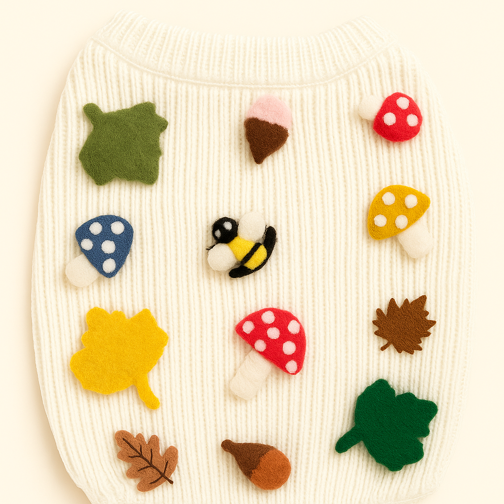 Found My Animal - Wholesale Pet Sweater - Dog - Original Fall Leaves 3D Icon Sweater6