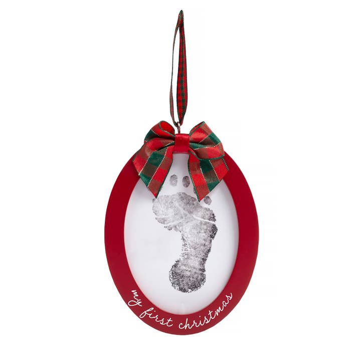 Pearhead - Wholesale Ornament - Kids & Baby - My First Babyprints Double-Sided Picture Christmas Ornament1