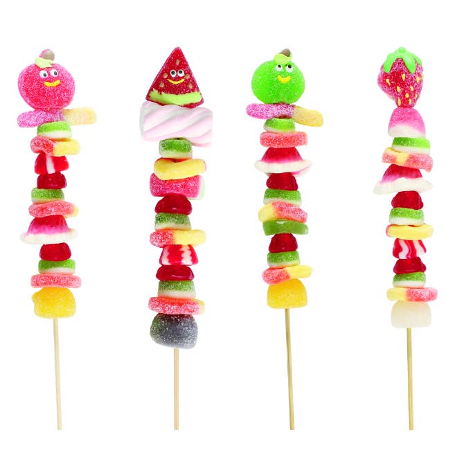 Coblentz Chocolate Company - Vente Bonbons gélifiés - Brochettes en gélatine sur le thème des fruits