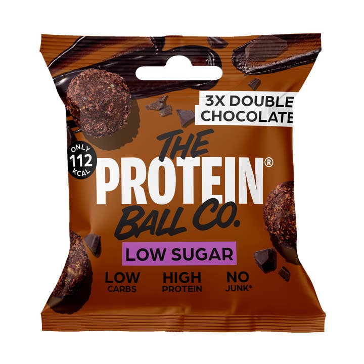 The Protein Ball Co - Wholesale Snack Bar - DOUBLE CHOCOLATE - Low Sugar - Keto Ball Snack 20 x 25g0