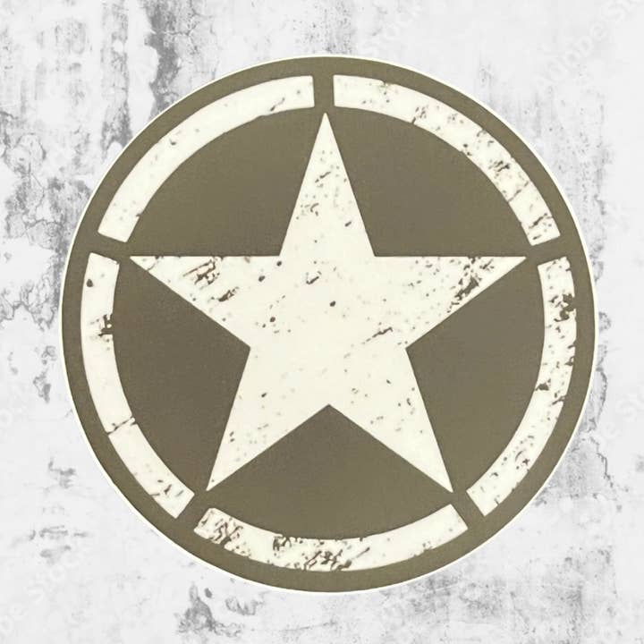 Pegatina de Estrella de la Invasión del Día D para Interior/Exterior para venta al por mayor de TR Historical