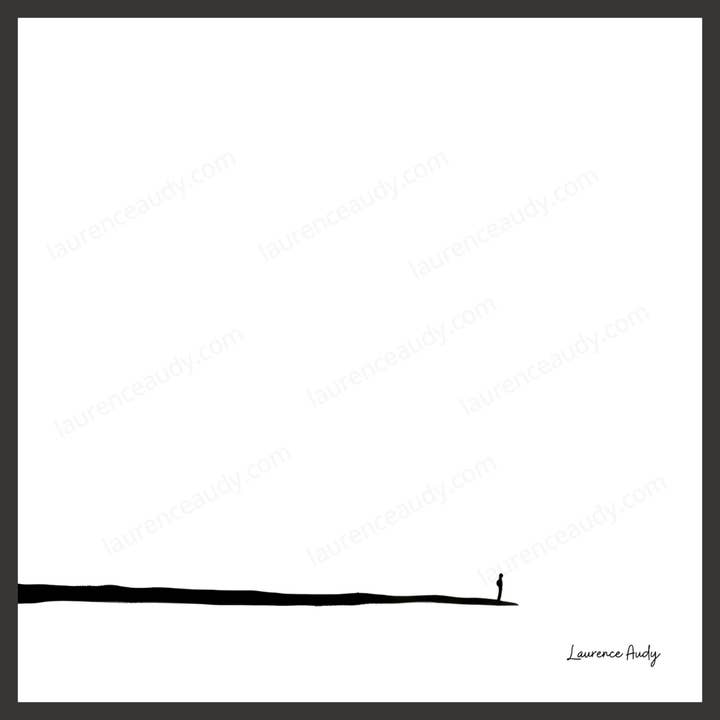 Display minimalist drawing Character 01 for wholesale by LAURENCE AUDY CROQUIS