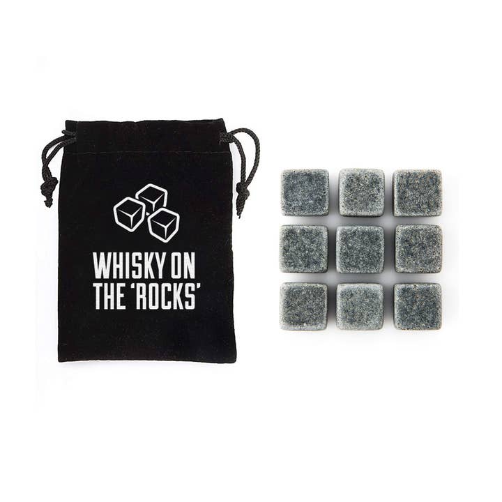My Wholesale Warehouse - Wholesale Drink Chilling Cubes - Granite Whiskey Ice Cooler Stones (Reuseable)