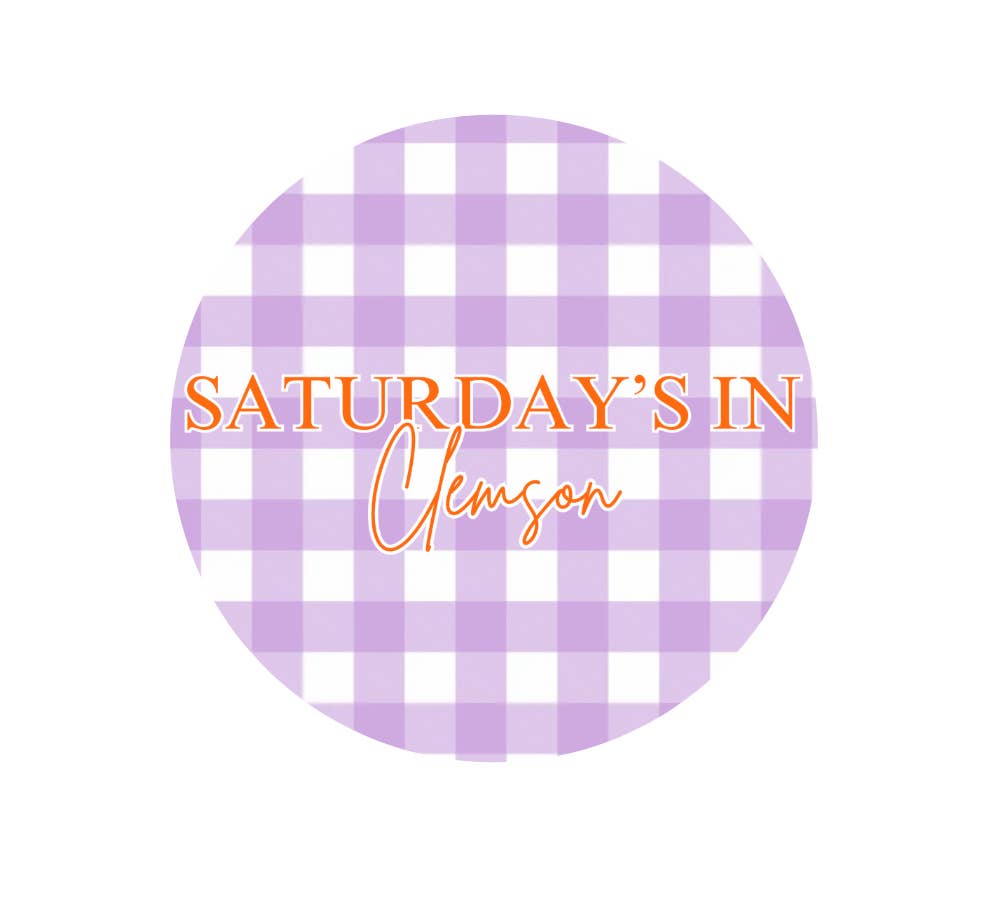 Ella Blue Boutique - Wholesale Lapel Pin/Button - Clemson - Saturdays In Clemson0