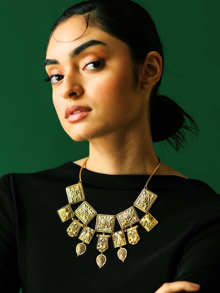 Gold Empress Necklace for wholesale by Melrosia London