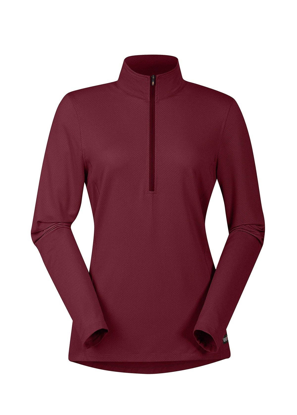 JPC Equestrian - Vente Haut de sport – femme - Chemise d'équitation à manches longues unie Ice Fil Lite pour femmes Kerrits1