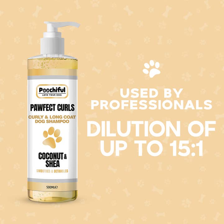 Poochiful - Wholesale Hondenshampoo - Hond - Poochiful Pawfect Curls hondenshampoo met krullende en lange jassen 500 ml1