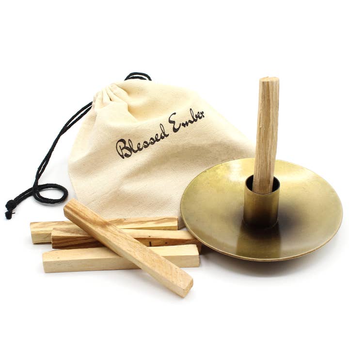 Blessed Ember - Vendita all'ingrosso Portaincensi - Set Regalo Porta Palo Santo con 5 Bastoncini di Palo Santo4