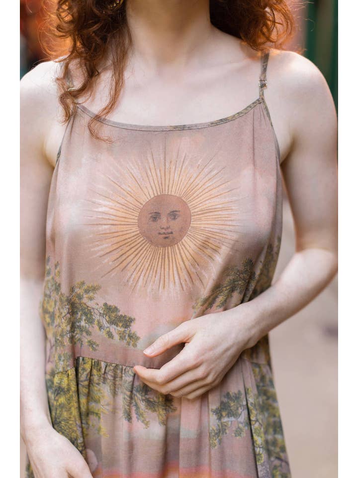 Market of Stars (Worldwide) - Wholesale Dress – Women's - Friendship Love & Truth Vintage Wash Bohéme Long Slip Dress3