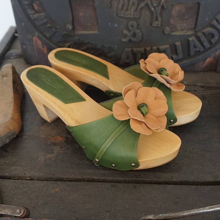 Damesklomp Plantaardig Leer Gemaakt in Italiƫ #2 voor wholesale door Mario Doni