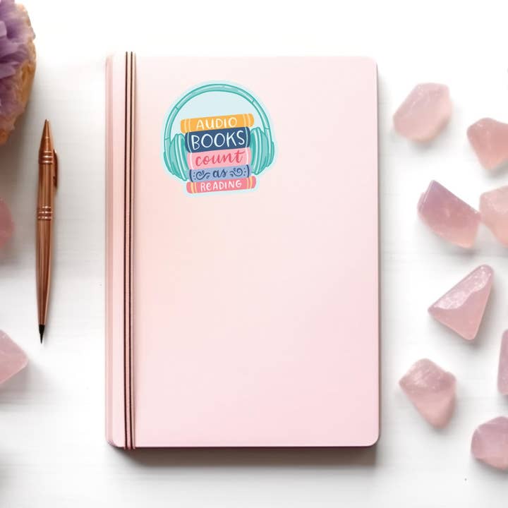 Chapter & Craft Studio - Wholesale Sticker - Audiobooks Count As Reading Sticker3