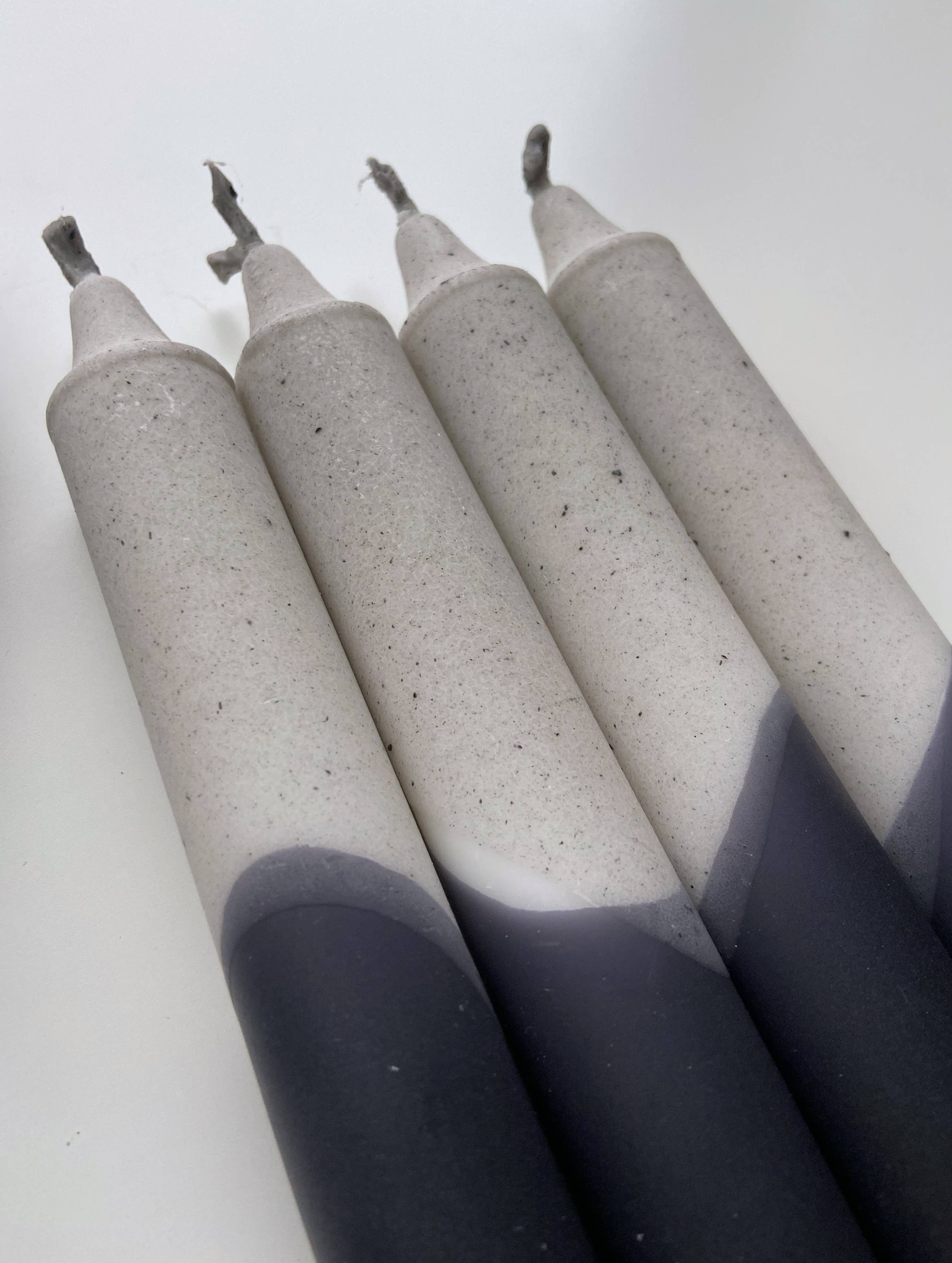 Miss Wildhorse - Wholesale Tapered Candle/Candlestick - Dip Dye Candle *Granite Style*2