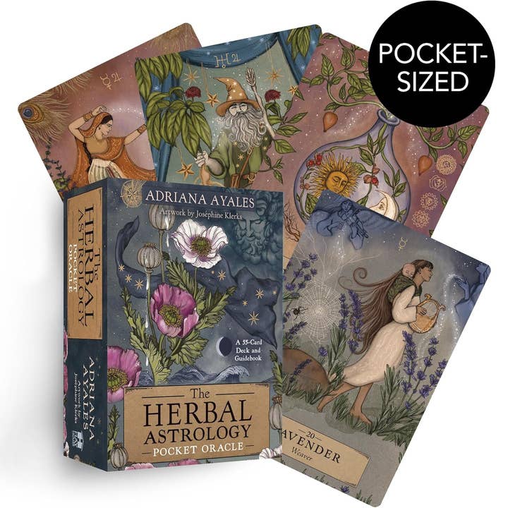 Anima Mundi Apothecary - Wholesale Tarot Cards - HERBAL ASTROLOGY Oracle | Pocket Sized