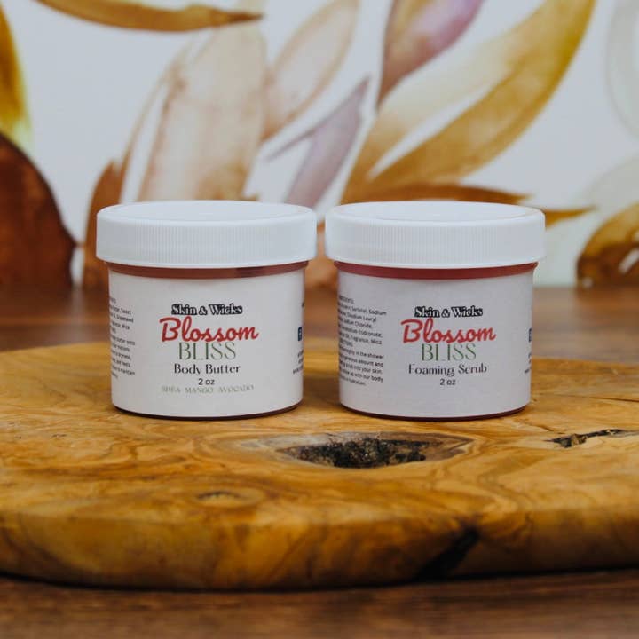 Blossom Bliss Gift Sampler for wholesale by Skin & Wicks