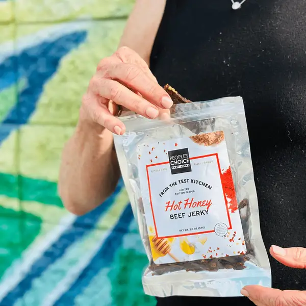 People's Choice Beef Jerky - Wholesale Jerky - Test Kitchen - Hot Honey Beef Jerky 2.0oz1