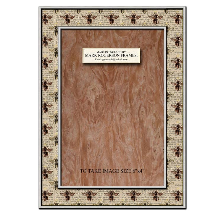 2024 Bee's & Floral 6"x4" Photo Frame for wholesale by Gator cards