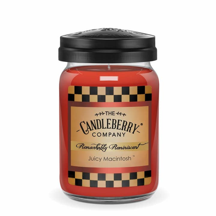Juicy Macintosh™, Large Jar Candle for wholesale by The Candleberry Candle Company