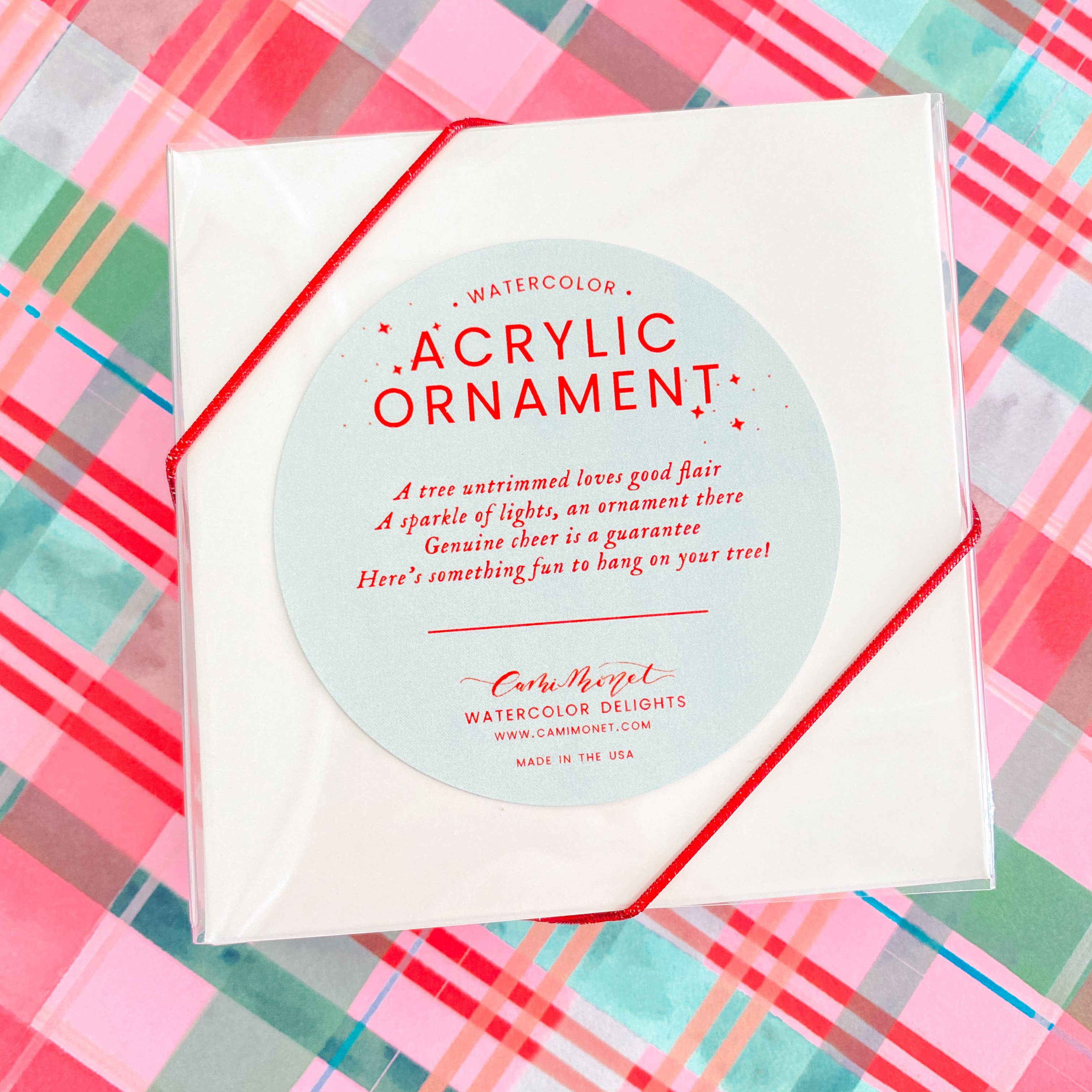 Cami Monet – wholesale Ornament – Tree Trimming Chipmunk Ornament2