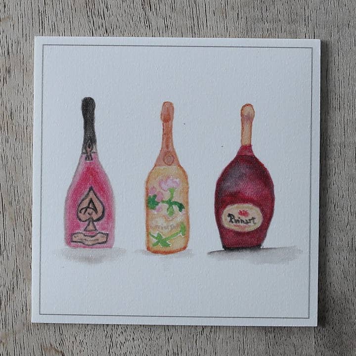 Collectie Champagne Rose 1 -Sous-verres de (4) - Onderzetter voor wholesale door Maison Lorrain