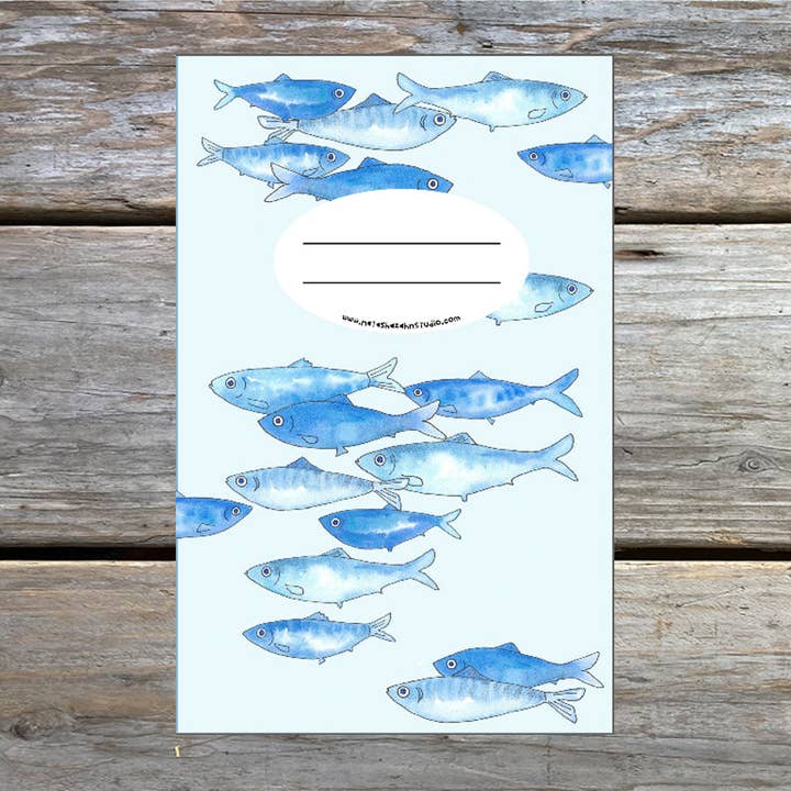 School of Fish Journal for wholesale by Natasha Zahn Studio