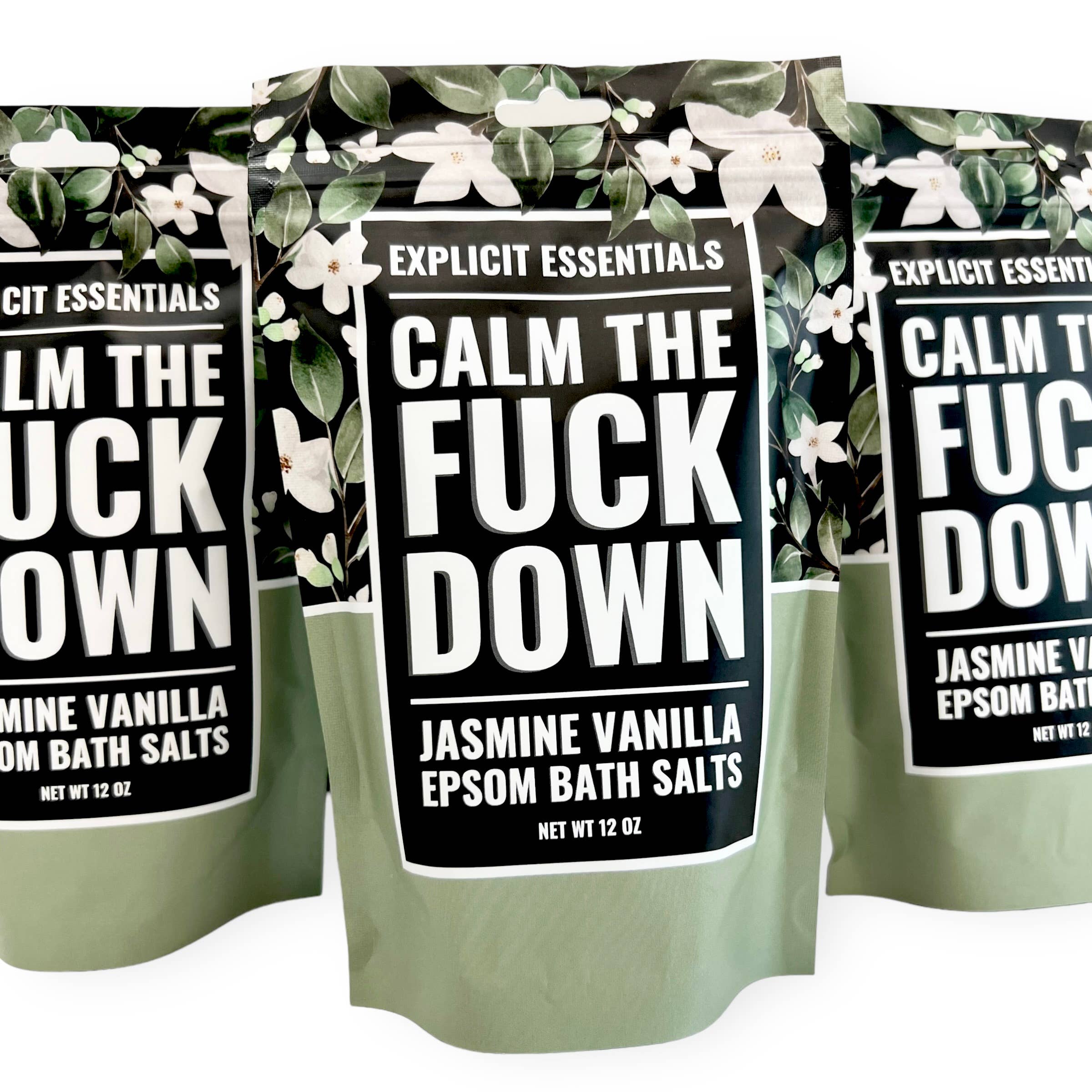 Explicit Essentials - Wholesale Bath Salts - Calm The Fuck Down Bath Salts 12oz Bag 3