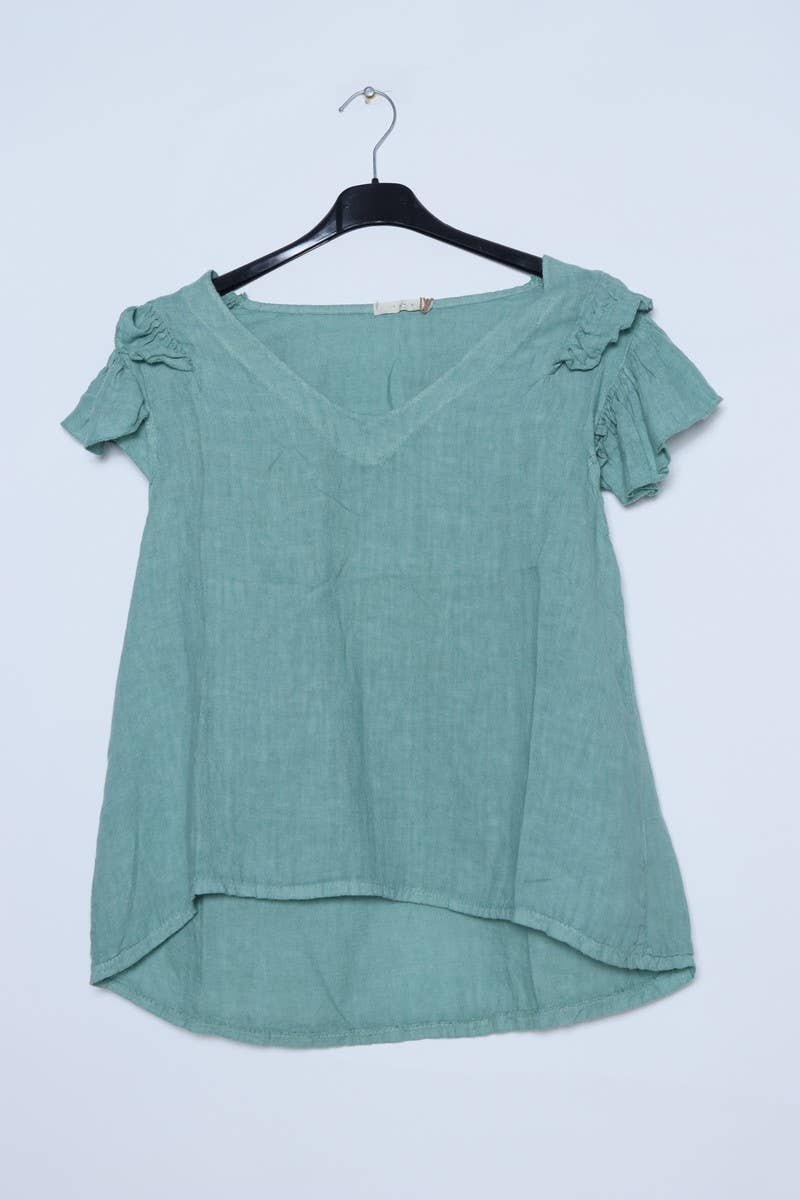 LÉA & LUC - Wholesale Blouse - Women's - 100% Linen Blouse REF. 1201928