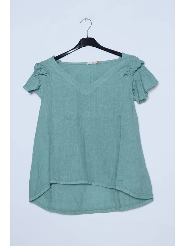 LÉA & LUC - Wholesale Blouse - Women's - 100% Linen Blouse REF. 1201928