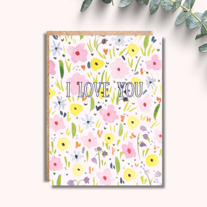 I love you florals for wholesale by Amy Rae Maker