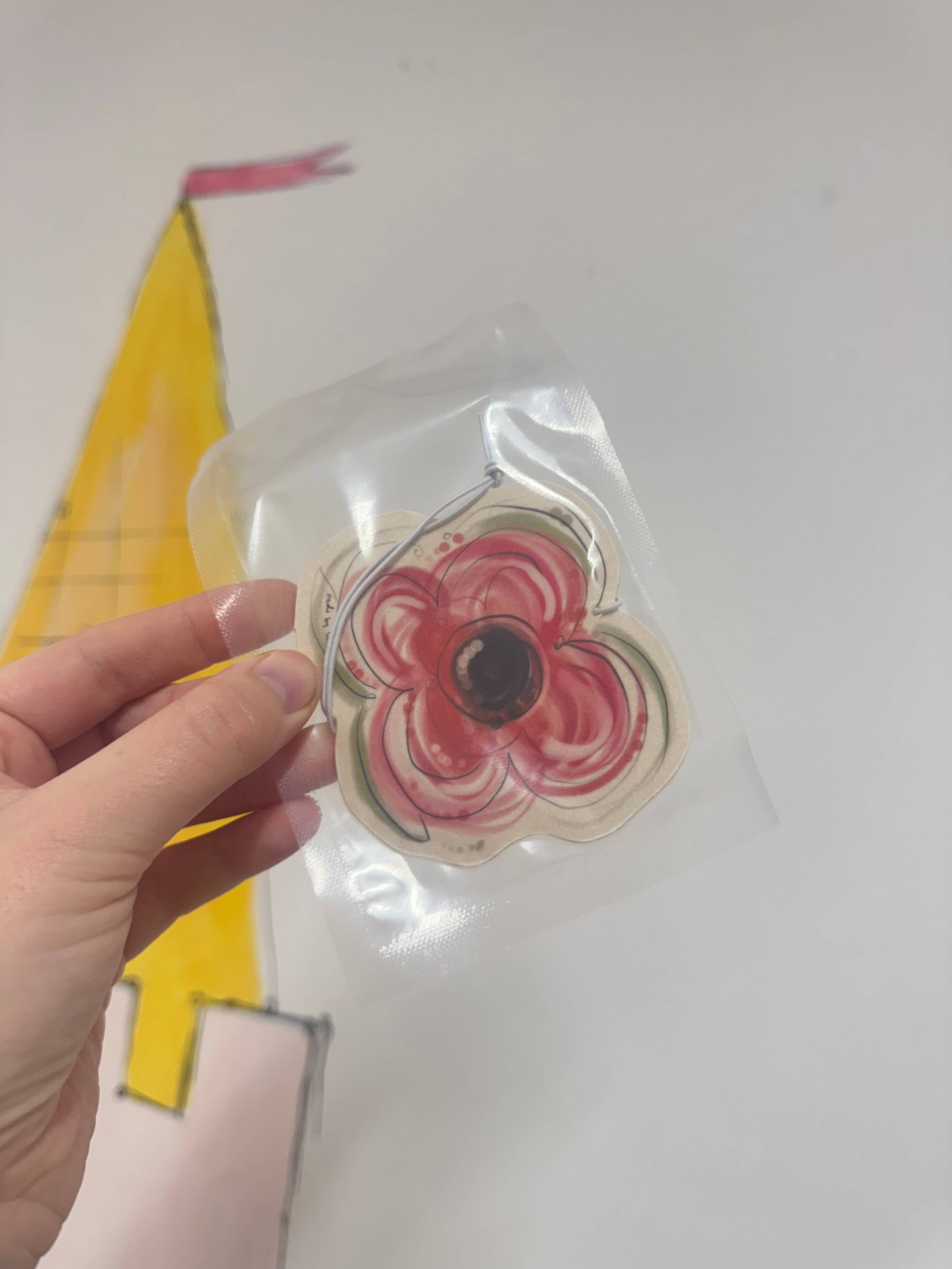 Made by Leah – wholesale Car Freshener - Women’s – Poppy Remembrance Air Freshener