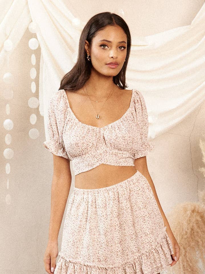 DJS5439 NEDERDEL MED ELASTIK I TALJEN OG PJUSKET FORNEDEN for engroshandel hos Endless Blu