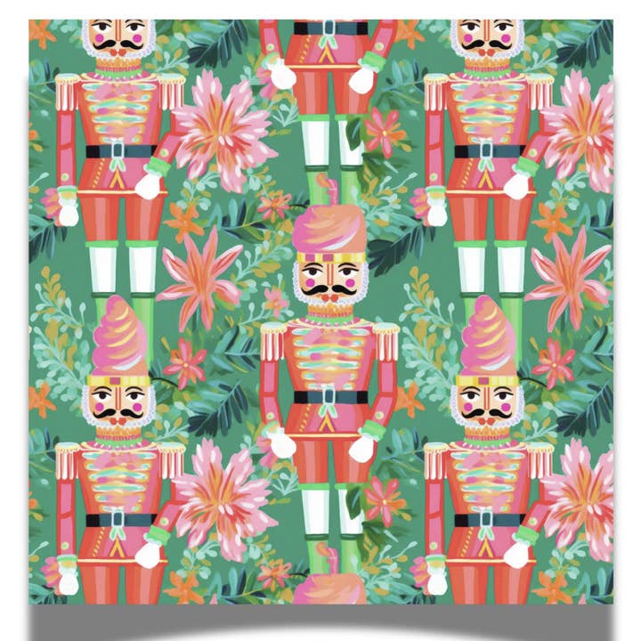 Pastel Nutcracker 24ct Cocktail Napkin Separates (3ply) for wholesale by Fabuplates